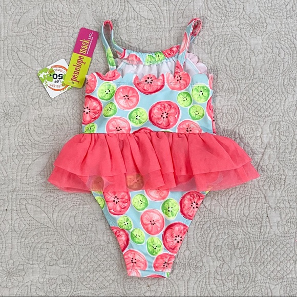 2T One Piece Swimsuit - Picture 2 of 4